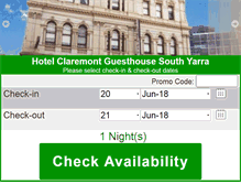 Tablet Screenshot of hotelclaremont.com